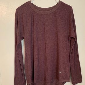 APANA Burgundy Yoga Athletic Shirt